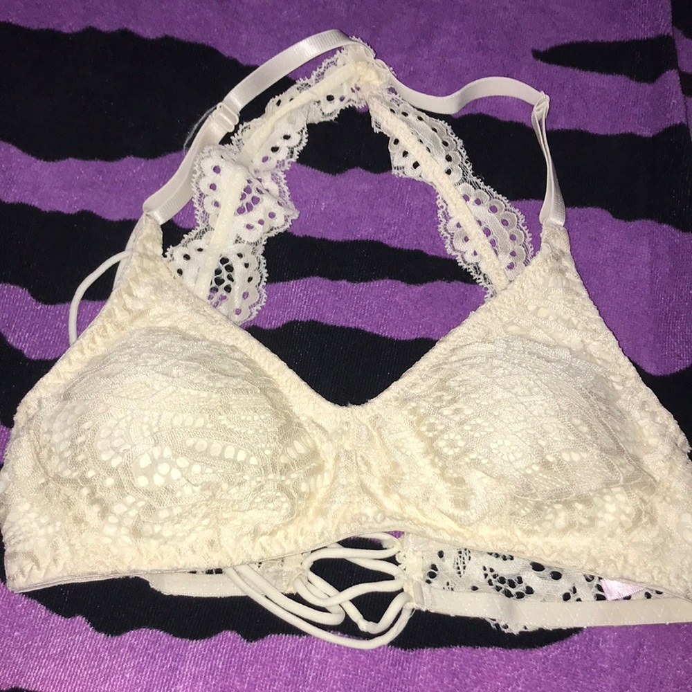 Lace up bra
